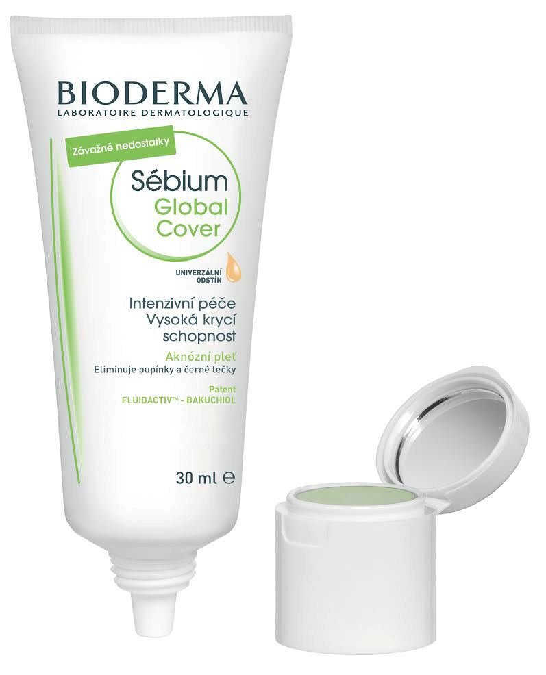 Krém a korektor na akné Bioderma Sébium Global Cover, 459 Kč. Koupíte v lékárnách.