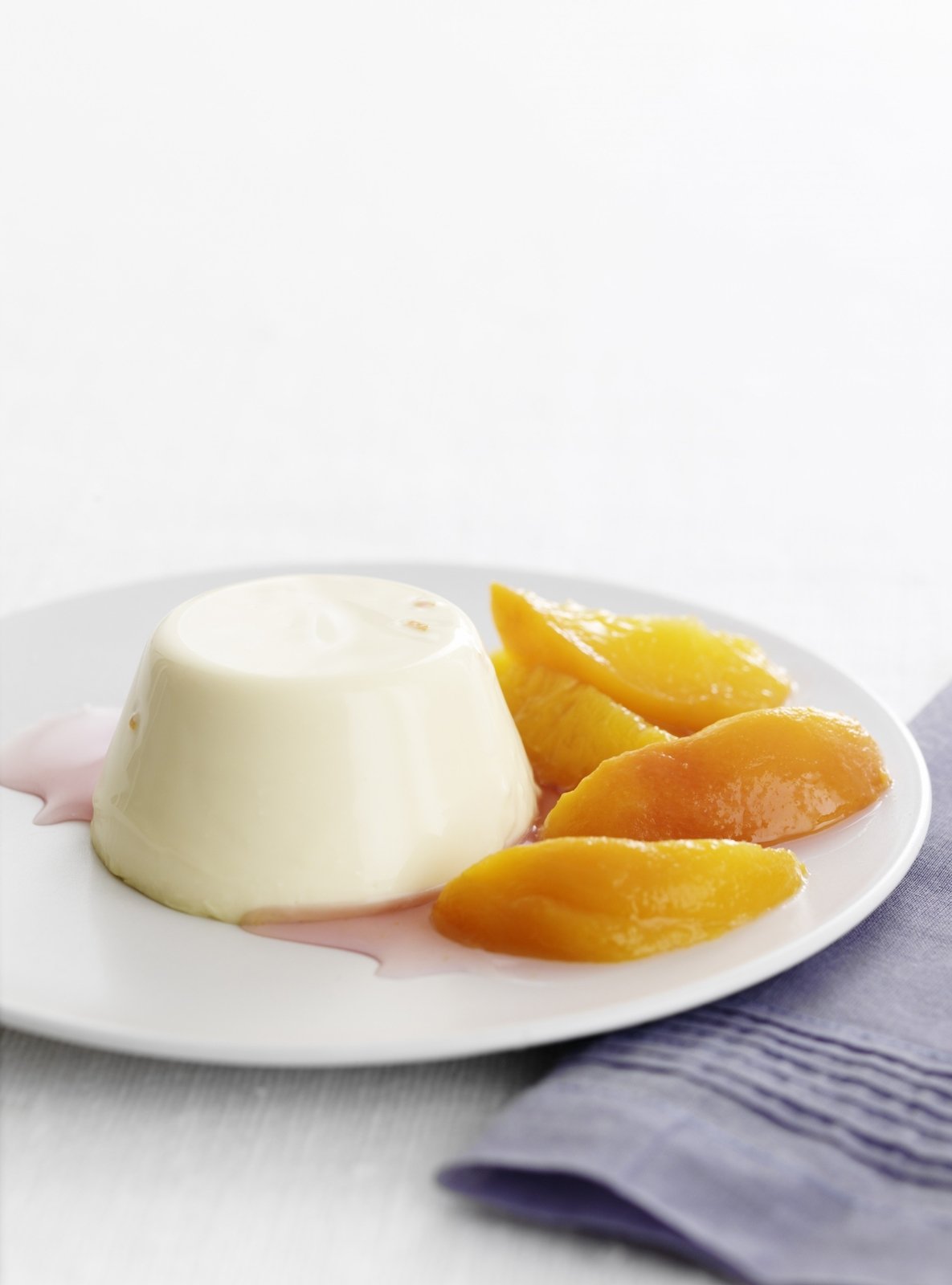 Panna cotta s hruškami