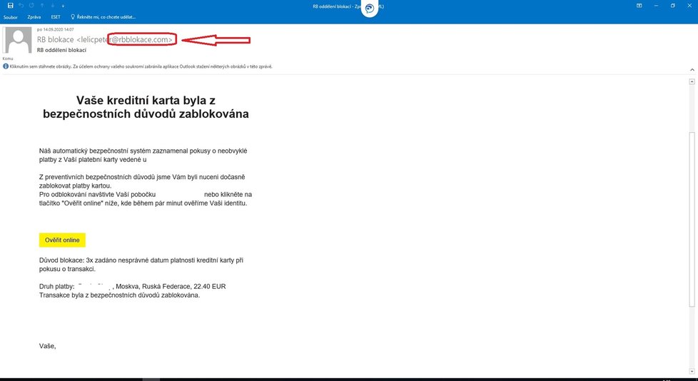 Falešný e-mail