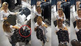 Tyto ženy okradly v nestřeženém okamžiku jinou zákaznici v obchodě.