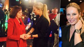 Návštěvníky slovenské premiéry filmu Dvojníci i Livii Klausovou ohromila Simona Krainová kabelkou a hodinkami v hodnotě nové Škody Superb Combi!