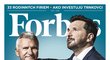 Krajčík se svým otcem na titulce slovenské mutace magazínu Forbes