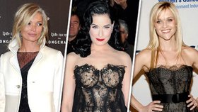 Kate Moss, Dita Von Teese, Reese Witherspoon, všechny tyto dámy propadly kouzlu dramatické krajky.