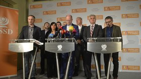 Krajské volby 2016: Tiskovka ve štábu ČSSD