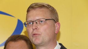 Krajské volby 2016: Pavel Bělobrádek ve štábu KDU-ČSL