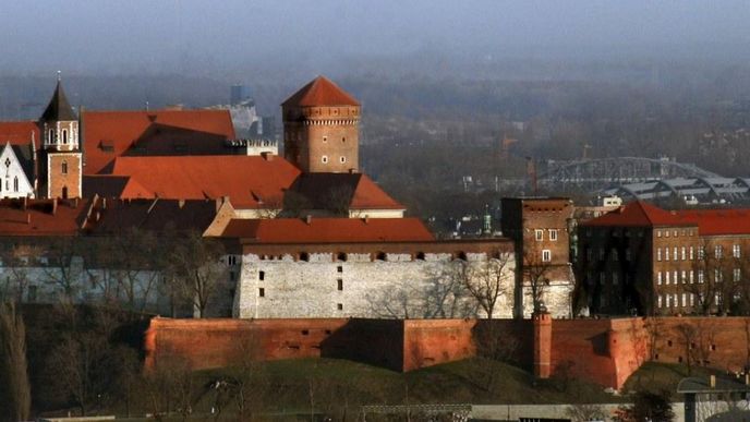 Krakovský hrad Wawel, jeden ze symbolů polské státnosti Krakovský hrad Wawel, jeden ze symbolů polské státnosti