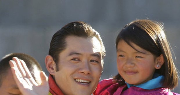 Z korunovace bhútánského krále
