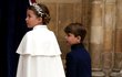 Korunovace krále Karla III.: Princezna Charlotte a princ Louis