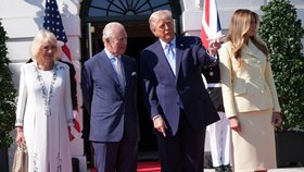 Návštěva britského královského páru v USA.