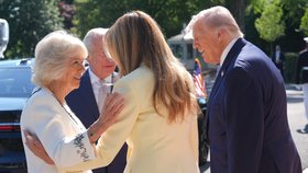 Návštěva britského královského páru v USA.