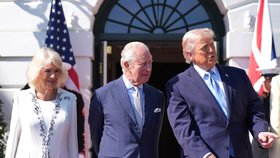 Návštěva britského královského páru v USA.