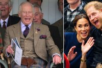 Král Karel III. utnul spekulace: Harry a Meghan jsou v Británii „jen" občany!