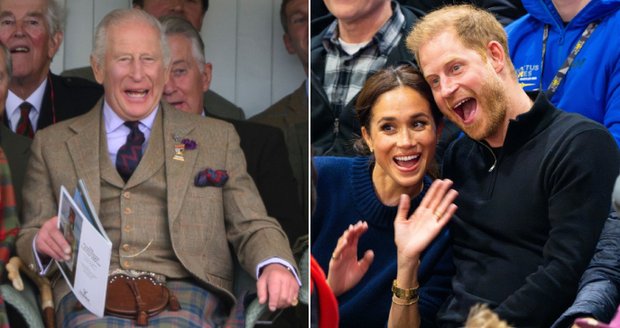 Král Karel III. poslal Harrymu s Meghan jasný dopis...