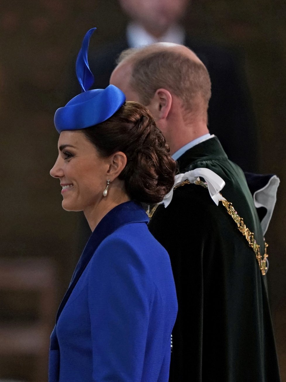 Britský král Karel III. obdržel skotskou korunu: princ William a princezna Kate.