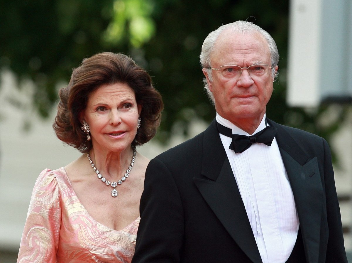 Silvia s manželem králem Carlem XVI. Gustafem