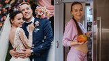 Těhotná manželka youtubera Jirky Krále: Bříško jako mango a podivná shoda se sestrou dvojčetem! 