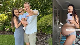 Těhotná manželka youtubera Jirky Krále: Obří břicho v 7. měsíci a pohlaví dvojčat! 