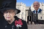Královna Alžběta se chce přestěhovat na hrad Windsor, aby byla manželovi blíž