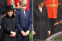 Princezna Charlotte na pohřbu královny: Přísný dohled nad starším bratrem!