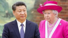 Královně Alžbětě se nelíbilo chování čínských úředníků.