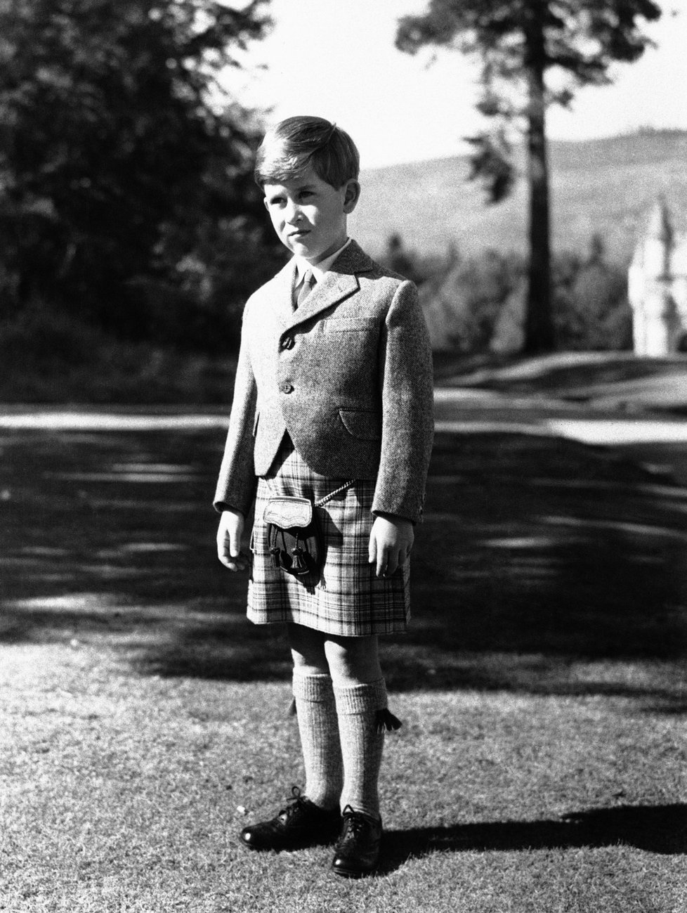 Malý princ Charles, který se po smrti své matky Alžběty II. stal králem