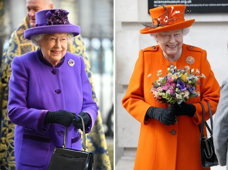 Co značí královnina gesta za pomocí její kabelky? 