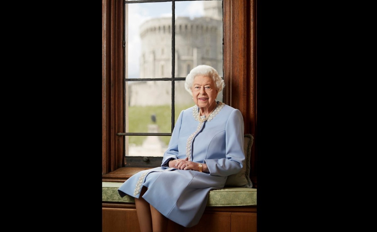 Oficiální portrét královny Alžběty II. u příležitosti platinového jubilea.