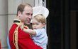 Princ William se synem Georgem.