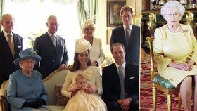 Takto se fotil oficiální portrét rozrostlé královské rodiny.