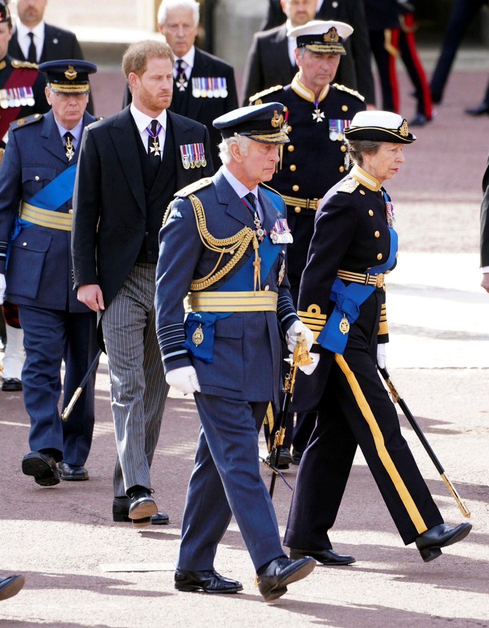 Poslední cesta královny Alžběty II. do Westminsteru