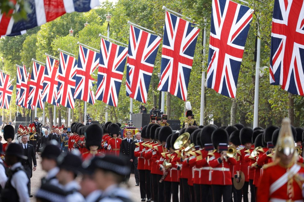 Poslední cesta královny Alžběty II. do Westminsteru