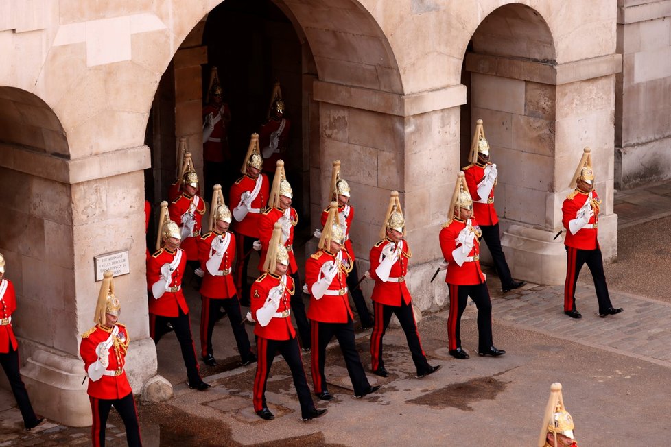 Poslední cesta královny Alžběty II. do Westminsteru