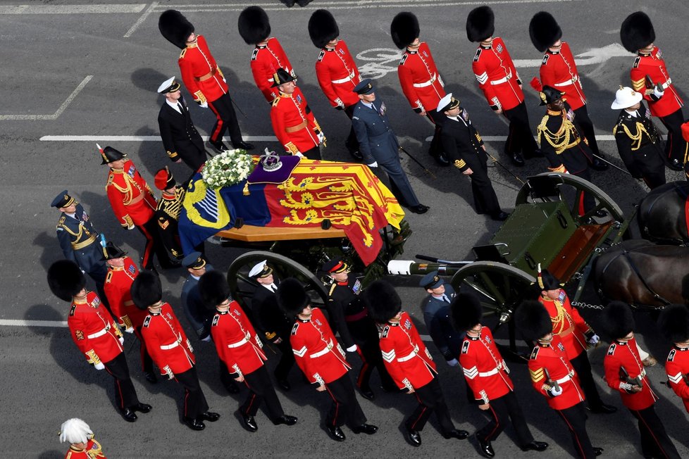 Poslední cesta královny Alžběty II. do Westminsteru