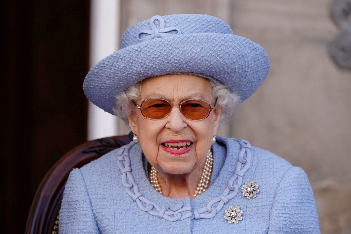 Královna Alžběta II. (30. 6. 2022).