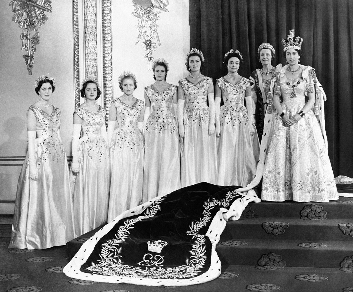 Korunovace královny v roce 1953