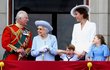 Oslavy královského jubilea: Královská rodina na balkoně