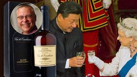 Opulentní státní večeři uspořádala britská královna Alžběta II. pro čínského prezidenta Si Ťin-pchinga. Na slavnostní menu proniklo i víno z jihoafrických vinic českého miliardáře Zdeňka Bakaly.