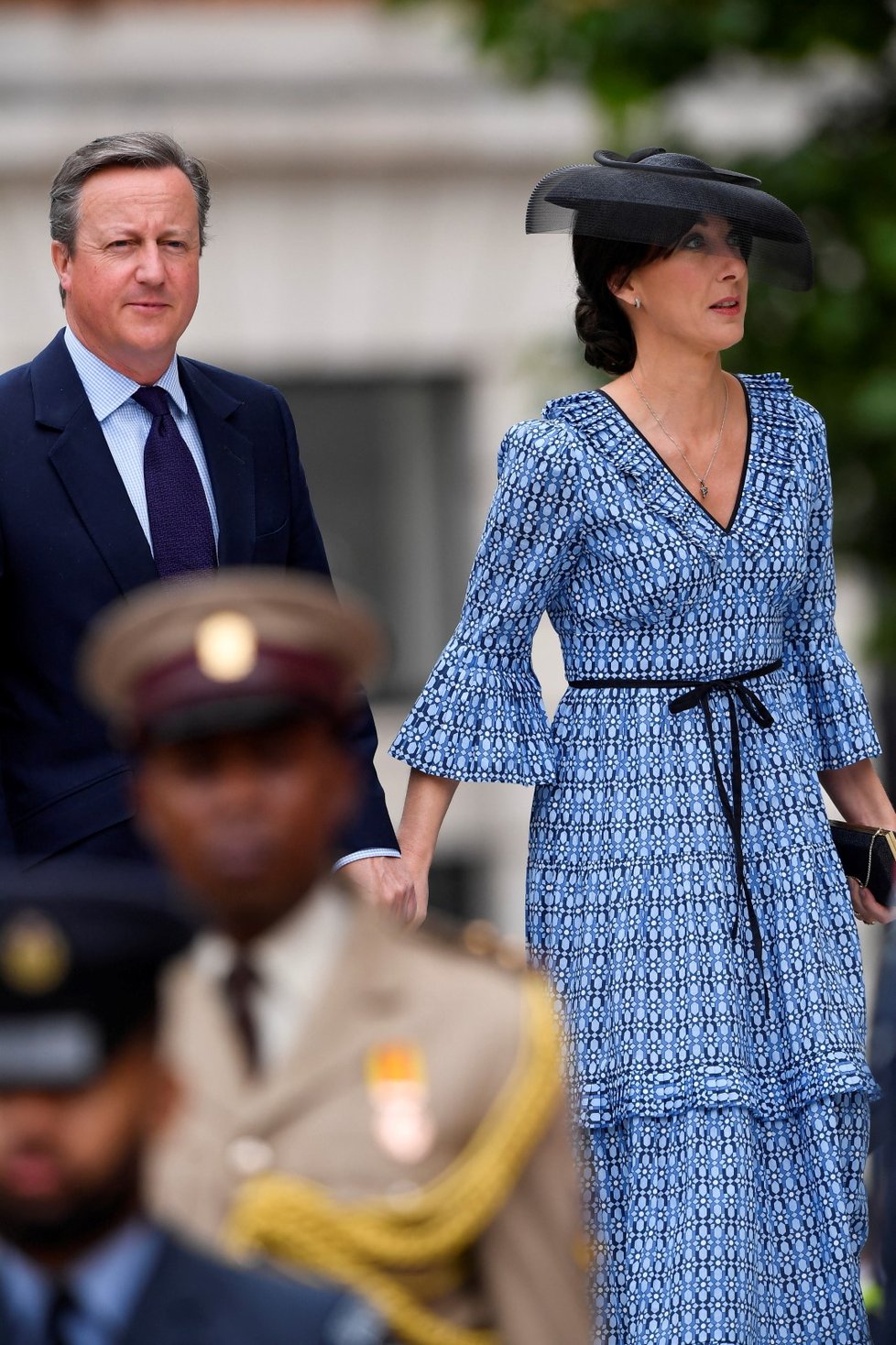 Druhý den oslav královnina jubilea: David Cameron a jeho žena Samantha Blair