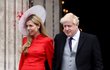 Druhý den oslav královnina jubilea: Boris Johnson a jeho žena