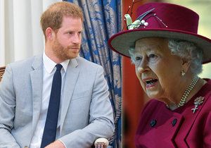 Královna Alžběta varuje Harryho: Rozveď se, nebo budeš litovat