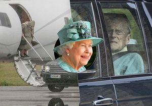 Královna Alžběta a princ Philip po měsících v karanténě odcestovali na zámek Balmoral
