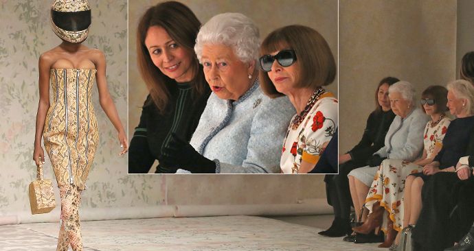 Královna Alžběta II. se zúčastnila Týdne módy