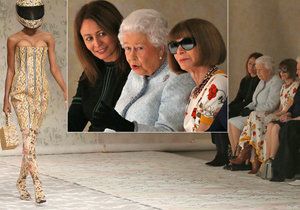Královna Alžběta II. se zúčastnila Týdne módy.