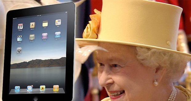 Královna Alžběta si pořídí iPad