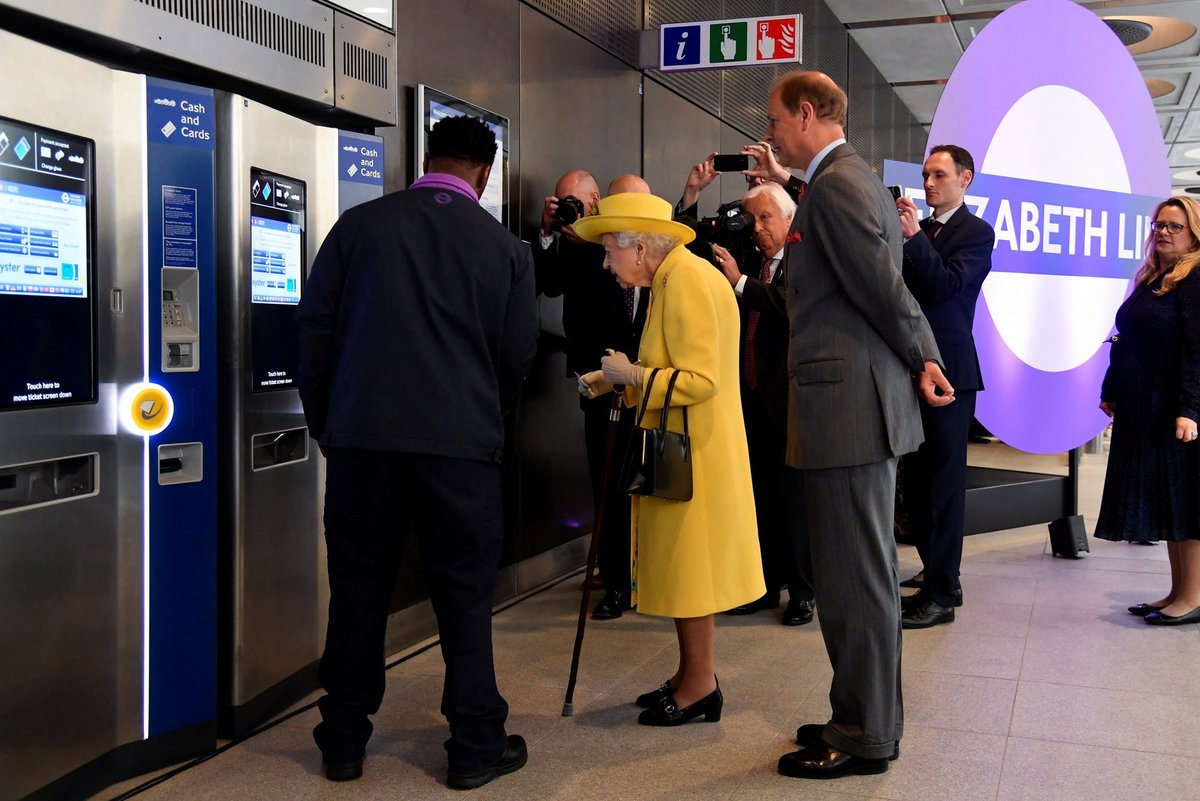 Oficiální otevření Elizabeth Line.