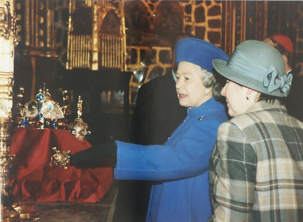 Královna Alžběta II. (†96) na návštěvě České republiky