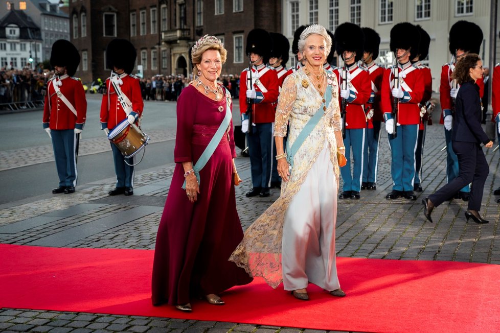 Princezna Benedikta Dánská a její sestra, řecká královna Anne-Marie