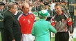 Finále Euro 1996 poctila svoji návštěvou britská královna Alžběta II.