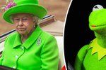 Žabí královna?! Z Alžběty II. si utahují angličtí vtipálci.