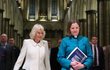 Královna Camilla se zúčastnila hudebního večera v katedrále v Salisbury 